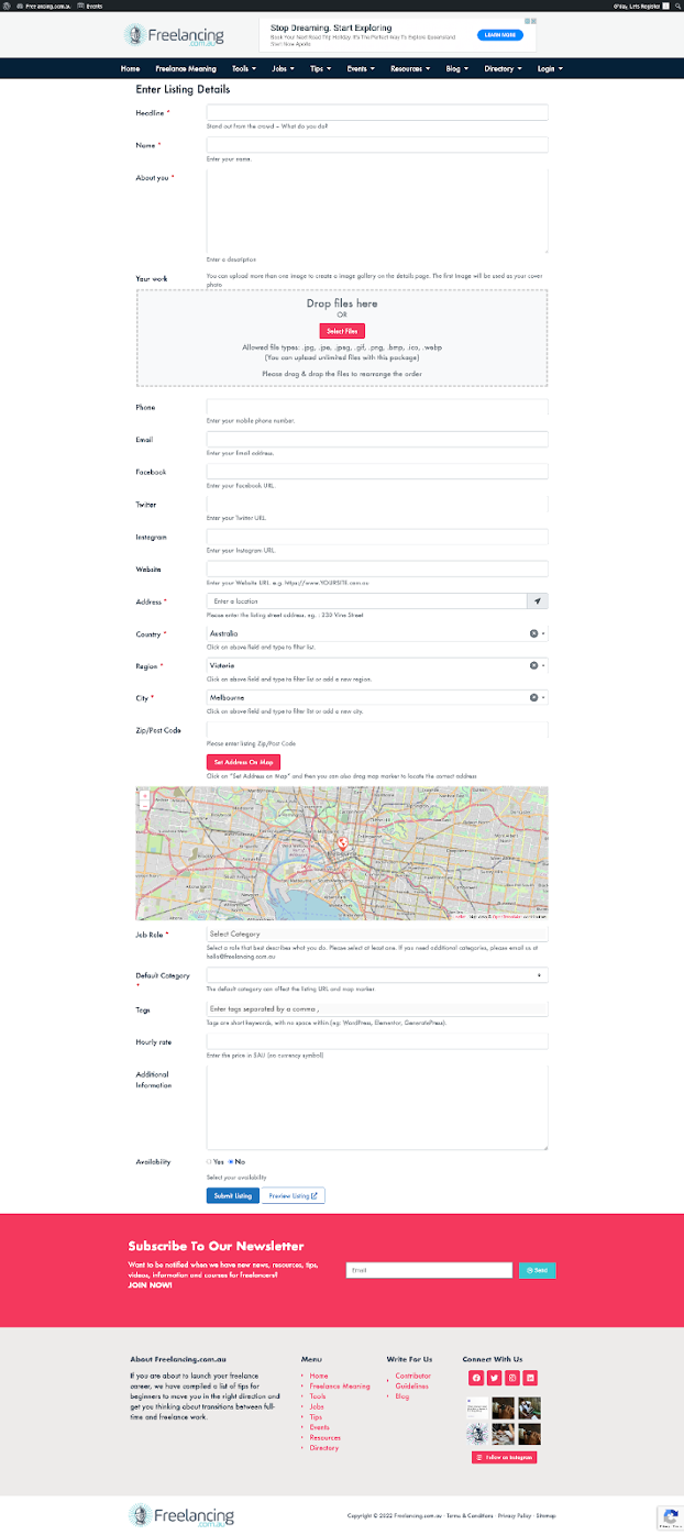 How To Register your Freelance Profile in our Directory • Freelancing ...