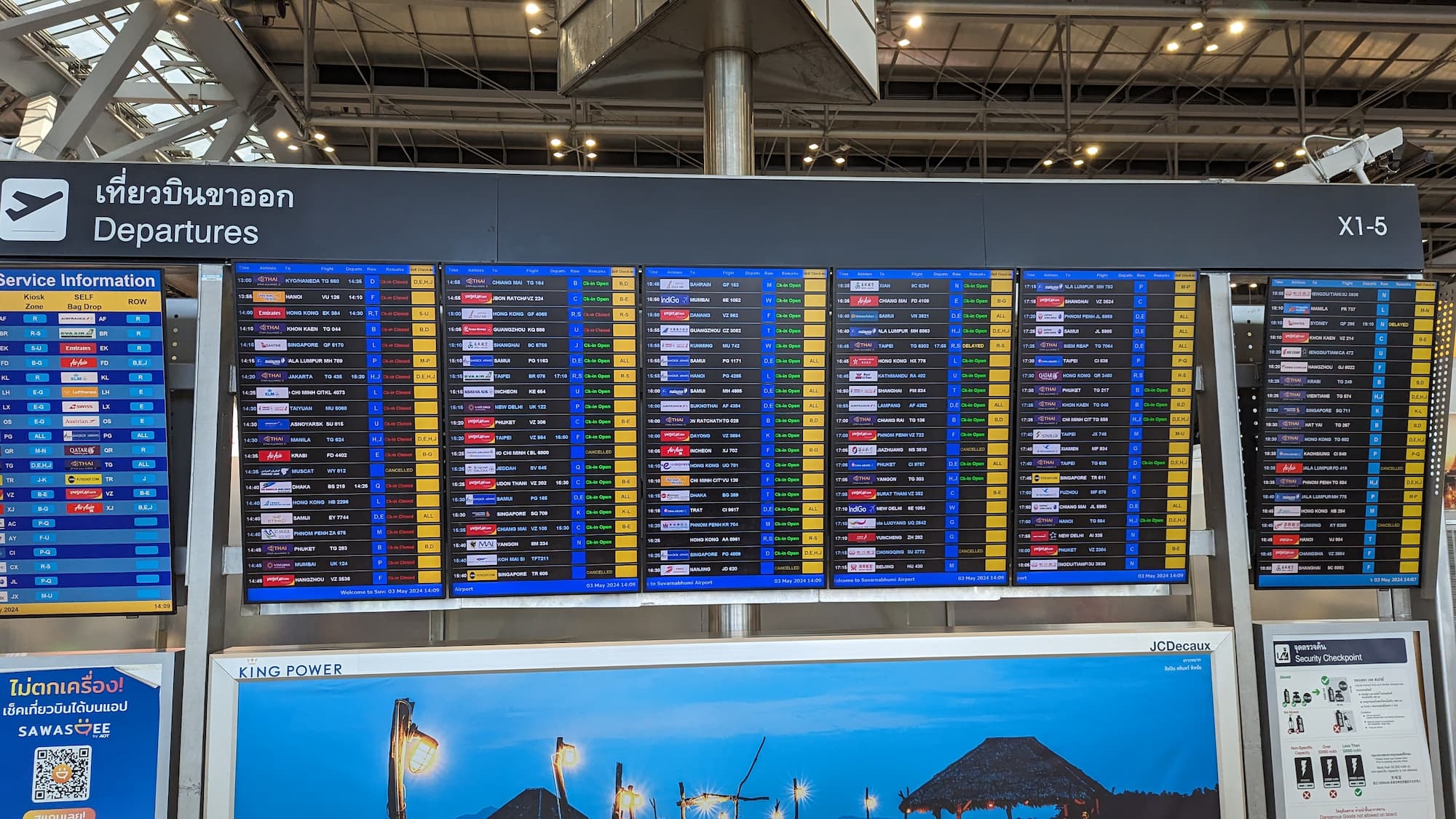 Departure Board - Bangkok